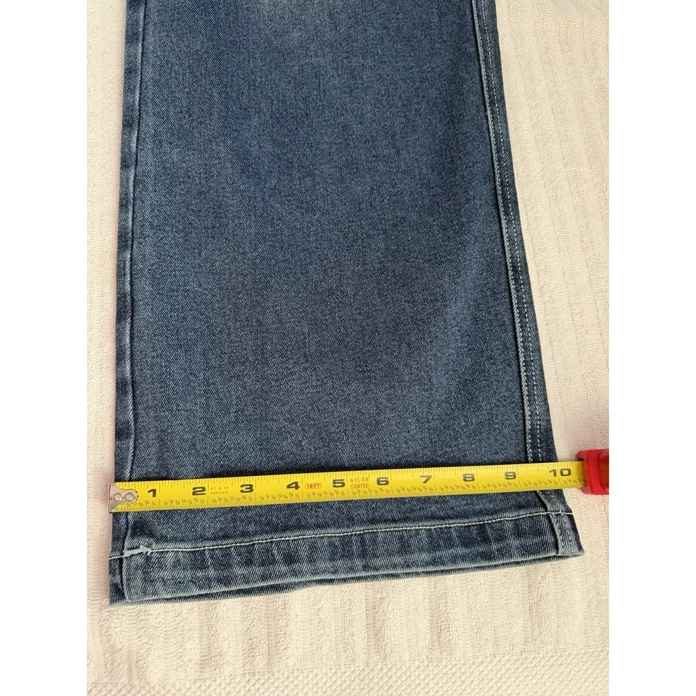 True Religion Mens Cargo Jeans Medium‎ Wash Wide Leg Denim Size 30